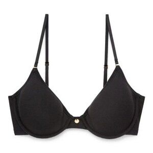 NATORI Understated Underwire T-Shirt Bra 38D Black #132025